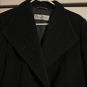 MaxMara Women's Classic Black Trench Coat